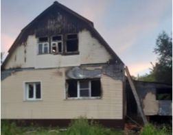В области во время пожара в жилом доме погибла женщина
