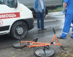 Под Пензой водитель иномарки сбил школьника на велосипеде