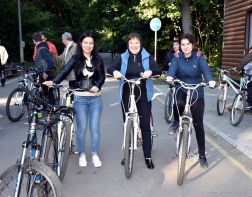 Пензенские чиновники приехали на работу на велосипедах