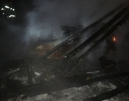 В Пензенской области при пожаре пострадал мужчина