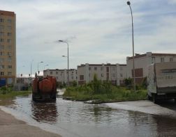 В Пензе после стихии откачали 300 кубометров воды