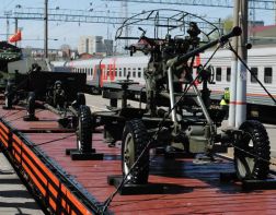 В Пензу прибыл поезд «Армия Победы»