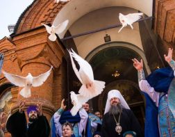 ﻿Православные пензенцы отпраздновали Благовещение