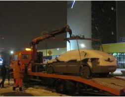 Мешающий уборке снега транспорт будут эвакуировать